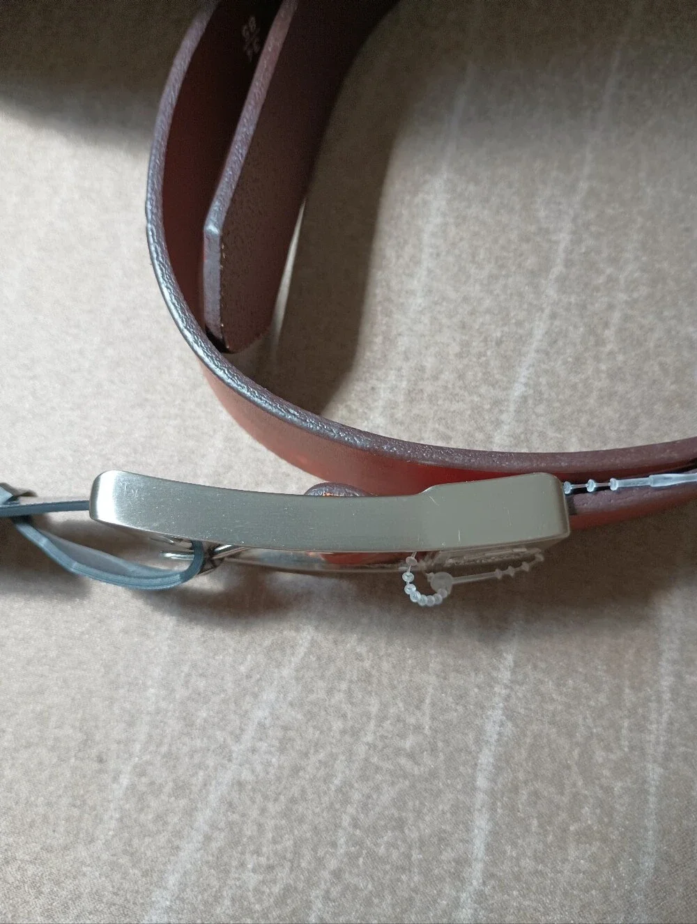 Eagles Wings Ohio State Buckeyes Brandish brown leather belt Size 34